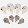 FRANKTECH Golf Club Covers Pins 10pcs or 25pcs PVC Plastic Decoration Charms Funny Add On Compatible to Golf Head Covers