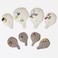 FRANKTECH Golf Club Covers Pins 10pcs or 25pcs PVC Plastic Decoration Charms Funny Add On Compatible to Golf Head Covers