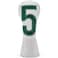 Gbourly Golf Club White 5 Fairway Wood PU Leather Headcover with Large Number Tag