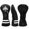 barudan golf Golf Driver Headcover Ace of Spade Golf Driver Head Cover Black PU Leather Golf Club Headcovers Designed for Golf Drivers