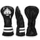 barudan golf Golf Driver Headcover Ace of Spade Golf Driver Head Cover Black PU Leather Golf Club Headcovers Designed for Golf Drivers