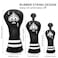 barudan golf Golf Driver Headcover Ace of Spade Golf Driver Head Cover Black PU Leather Golf Club Headcovers Designed for Golf Drivers
