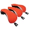 Sword &Shield Sword Shield sports 3pcsSet New Driver 1 3 5 Fairway Wood Cover Golf Club Head Cover Orange