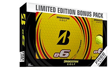 Bridgestone Golf 2021 e6 Bonus Pack YellowFree Sleeve Golf Balls