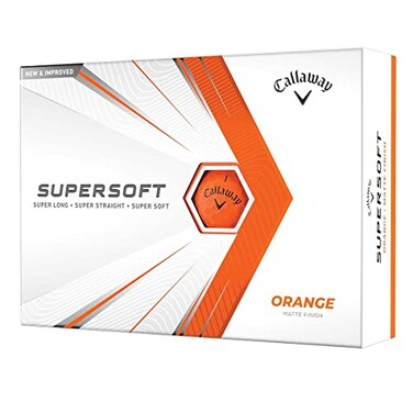 Callaway Golf Supersoft Golf Balls 2021 Version Orange