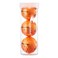 Chromax Metallic M5 Colored Golf Balls 3 Pack Tube Orange
