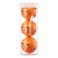 Chromax Metallic M5 Colored Golf Balls 3 Pack Tube Orange