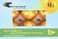 Chromax Metallic M5 Colored Golf Balls Pack of 6 Gold
