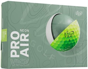Vice Golf Vice Pro Air Golf Balls 2025 Model Lime