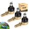 10L0L Ball Joint Kit for Club Car DS Golf Cart 19762008 Set of 3 Tie Rod End Replace OEM 7539 7540 NonGreasable SelfLubricating