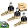 10L0L Ball Joint Kit for Club Car DS Golf Cart 19762008 Set of 3 Tie Rod End Replace OEM 7539 7540 NonGreasable SelfLubricating