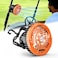 AIPSET 36 Hrs Long Runtime Golf Cart Fan 7Inch Large Battery Powered Golf Fan w3 Speeds LED Bright Light Remote Control wHang Hook Can Charge Your Phone Stay Firmly 1 PC