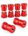 HOWBOW Club Car Precedent Rear Bushing Kit Golf Cart Rear Leaf Spring and Shackle Polyurethane Bushing Sleeve for 2004up Precedent Upgraded Red GolfCart Suspension Replace Parts OE Replaces