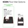 Xtreme Golf Cart Mats Rubber Floor Mat Compatible with ICON i20 i40 AdvancedEV EV1 Gen1 AEV2 AEV 4 Golf Cart Models Durable HeavyDuty Full Coverage Liner Protection Black