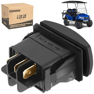 9.99WORLD MALL Forward Reverse FWD REV Switch 48V for Club Car DSOnwardTempoPrecedent 1996up Electric Golf Cart Replacement Part 101856001 101856002 Screw Set Without Base
