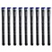 Winn DriTac Midsize 116 Dark Gray 9 Piece Golf Grip Bundle