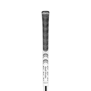Golf Pride MCC Golf Club Grip AllWeather Hybrid Grip Brushed Cotton Cord Pebbled Texture MoistureWicking Technology Midsize White For Men Women