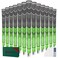 Gowolf Golf Grip Cord Rubber Multicompound Golf Driver Irons Club Choose 13 Grips with 15pcs Tapes Or Full Kit choose one Green Midsize