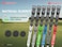 Gowolf Golf Grip Cord Rubber Multicompound Golf Driver Irons Club Choose 13 Grips with 15pcs Tapes Or Full Kit choose one Green Midsize