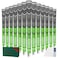 Gowolf Golf Grip Cord Rubber Multicompound Golf Driver Irons Club Choose 13 Grips with 15pcs Tapes Or Full Kit choose one Green Midsize