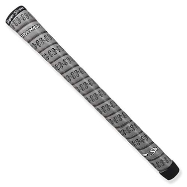 SuperStroke Traxion Wrap Gold Club Grip Gray Midsize Advanced Surface Texture that Improves Feedback and Tack Extreme Grip Provides Stability and Feedback Transfer Speed More Effectively