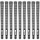 Karma Velour Golf Club Grips for Men Standard Size BlackWhite 9 Pack