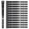 Geoleap Golf Grips Set of 13 Cord Rubber Compound Material Hybrid Golf Club Grips All Weather PerformanceBlack Midsize