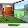 aikeec Aikeec Golf Simulator Impact Screen 7mm Thickened UltraClear Hitting Screen with 32 Grommets 10ft x 65ft for Indoor Outdoor Garage Training