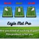 GolfTrainingAids Eagle Mat Pro Premium Grade Golf Swing Training mat Designed to Track Ball Impact and Swing Path for Accurate Feedback and Better Practice