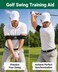 FODESAN Golf Arm Band Training Aid for Swing Connection Arm Connection Golf Trainer for Better Tempo Ball Striking Consistency Easy Golf Swing Training Aid for Indoor Practice Golf Gift for Golfers