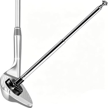 JUNNEE Golf Alignment Rods Golf Alignment Stick Corrector Lie Angle Tool Golf Swing Training Aids Aiming Stick Golf Club Face Aim Visualize and Align Your Golf Shot Black