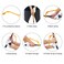 KISEER 2 Pcs Golf Training Aids Swing Trainer Tool Golf Accessories Black