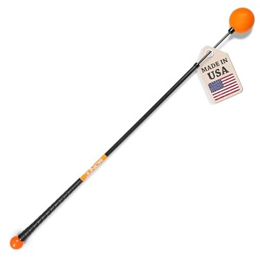Orange Whip Junior Golf Swing Trainer Aid for Improved Rhythm Flexibility Balance Tempo Swing Plane and Strength Patented and Made in USA 38