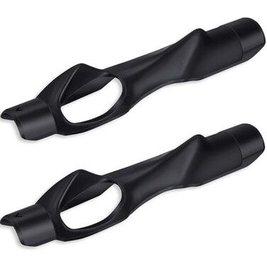 RoundFunny 2 Pack Golf Grip Trainer Attachment for Improving Hand Positioning on Club Right Handed Golf Swing Trainer for Kids and Woman Beginner Learn Correct Grip PostureBlack