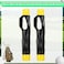 RoundFunny 2 Pack Golf Grip Trainer Attachment for Improving Hand Positioning on Club Right Handed Golf Swing Trainer for Kids and Woman Beginner Learn Correct Grip PostureYellow