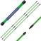 Seticek Golf Alignment Sticks 3 PackUpgraded 48 Collapsible Alignment Stick Golf Training Aid for Aiming Putting Swing Trainer Golf Training Sticks with Clear Tube CaseGreen
