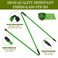 Seticek Golf Alignment Sticks 3 PackUpgraded 48 Collapsible Alignment Stick Golf Training Aid for Aiming Putting Swing Trainer Golf Training Sticks with Clear Tube CaseGreen