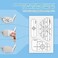 Seticek Golf Impact Tape Set 300Pcs SelfTeaching Sweet Spot and Consistency Analysis Golf Club Impact Stickers for Woods Irons and Putters Each 100 PcsUseful Training Aid Improve Ball Striking