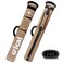 CRICAL KONLLEN 2x4 Pool Cue Case Fabric Billiard Cue Case with Accessory Pockets Adjustable Shoulder Strap NonSlip Base Holds 2 Butts and 4 Shafts