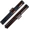 Billmart Pool Cue Case 2 X 3 Hard Pool Cue Stick Carrying Case Billiard Stick Accessories Brown