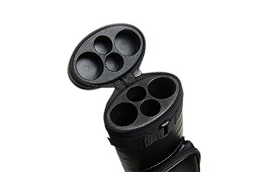 HAN'S DELTA HANS DELTA 2x2 Hard Pool Cue Billiard Stick Carrying Case Several Colors Available Black Oval
