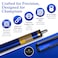 Cue-King CueKing Premier Pool Cue 58 20oz 2 Piece with 95mm Premium Tip and Leather Case Pool Stick Cue Stick Billiard Cue Stick Taco De Billar Pool Table Stick Billiard Stick