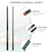 HomeSeason Fibre Pool Cue Stick 58 Billiard Cue Sticks Professional Low Deflection Pool Sticks Pool Sticks 195oz with Leather Bag 38 8 Pin Joint and 4Layer Cowhide 13mm Tip