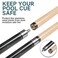 HomeSeason Pool Cue Stick 58 Billiard Cue Sticks Professional Low Deflection Pool Sticks Maple Wood Pool Sticks with Leather Bag 38 8 Pin Joint and 13mm Tip