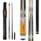 MangoRun Carbon Fiber Pool Cue Stick 125mm Tip Low Deflection Shaft Unbreakable Billiard Cue Stick Case Set with Little Extension Warproof Professional Pool Stick 1921 oz