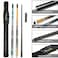 MangoRun Carbon Fiber Pool Cue Stick 125mm Tip Low Deflection Shaft Unbreakable Billiard Cue Stick Case Set with Little Extension Warproof Professional Pool Stick 1921 oz