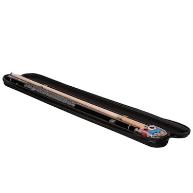 Mizerak Pool Cue Case Set 57 2Piece Hardwood Stick Hard Cue Case Extra Tips Chalk Scuffer Complete Pool Cue Starter Kit