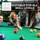 Tizee 2Pcs Billiards Training Aids Billiard Rod Trainer Aiming Helper Stable Billiard Strokes Trainer 5Hole Design Transparent Acrylic Material for Beginners and Pros
