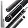 YEUEK YFEN Carbon Fiber Pool Cue Stick 115mm 125mm Low Deflection Pool Stick with Rare Wood Butt Balone Shell Inlaid Ring Professional Cue Stick with Extension