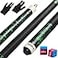 LOTKEY Pool StickPool Cue Sticks 58 Solid Canadian Maple Wood Extra 2 Pool Chalk and Gloves Included Durable for Professional Billiard Players Green